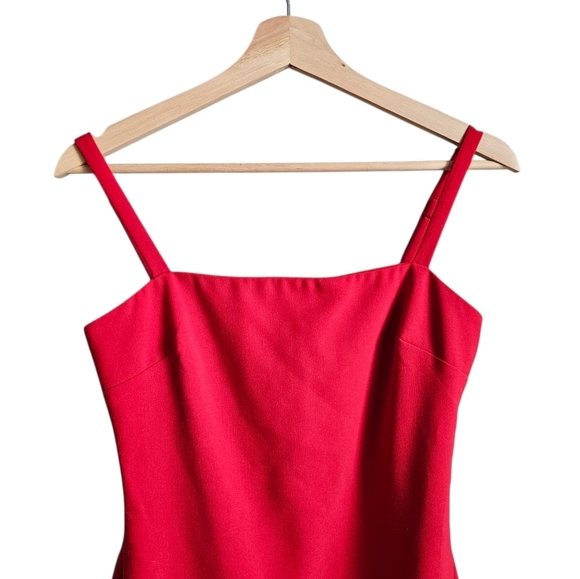 Likely Red Spaghetti Strap Mini Dress Size 4 - Picture 2 of 5